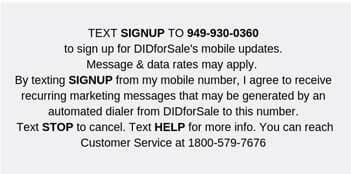 SMS marketing opt in message