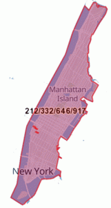 Manhattan-area-code-map