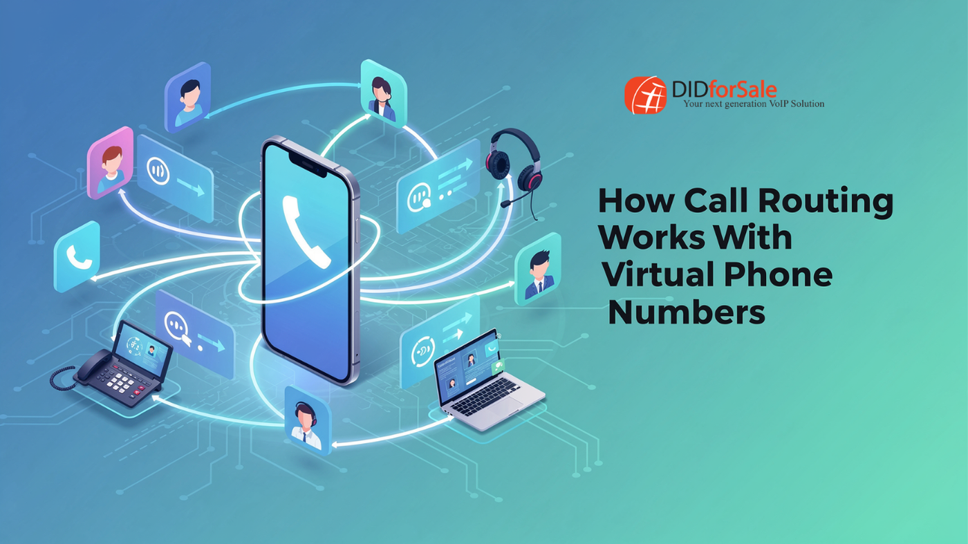 virtual phone number call routing